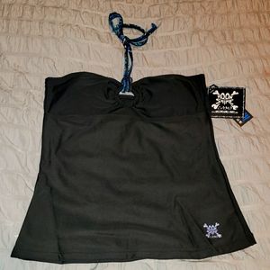 NWT Moonshine Camo  swim top .small